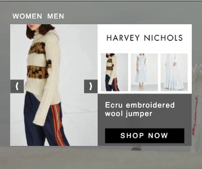 Harvey Nichols interactive ad