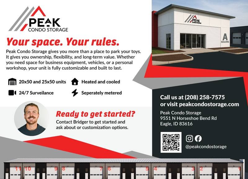 Peak Condo Storage site and facility photography