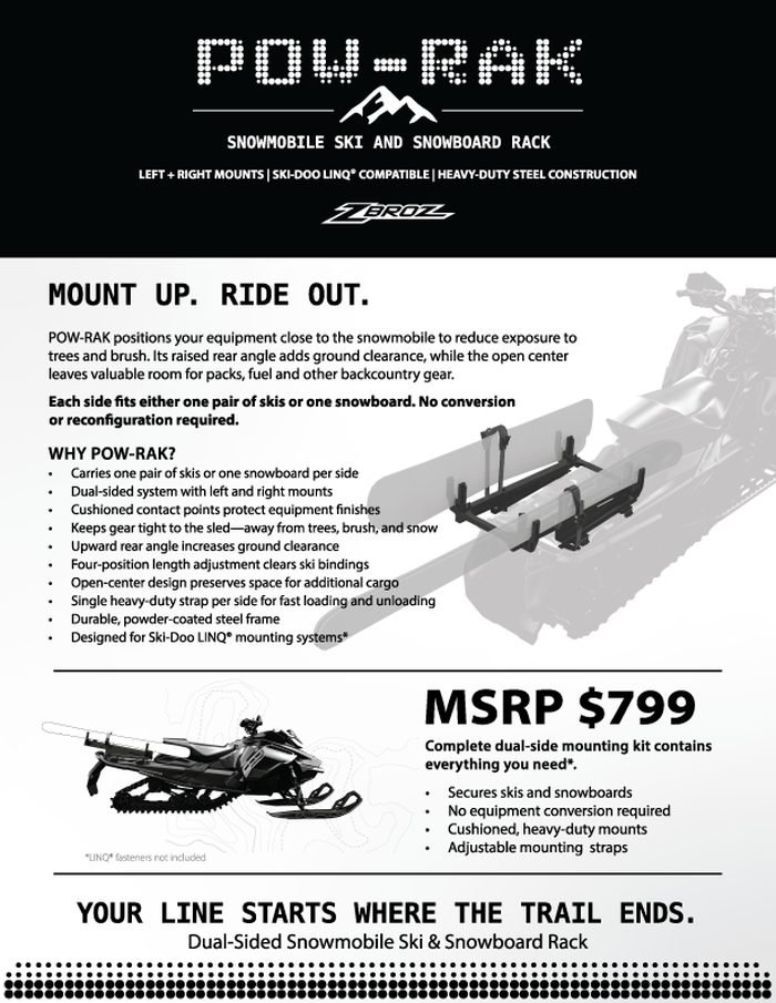 Pow-Rak product flyer
