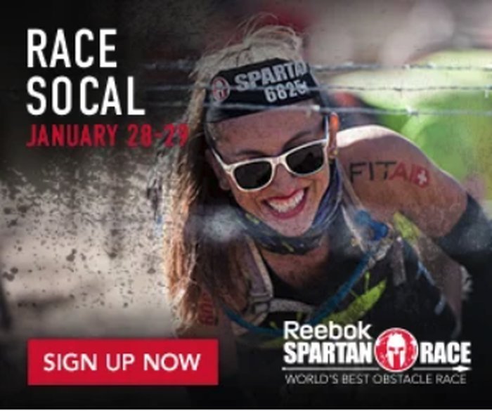 Reebok Spartan Race retargeting ad