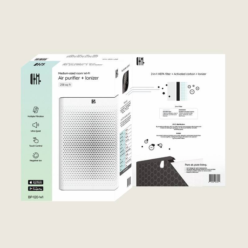 Verapure packaging, diagrams, and product renders